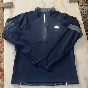 The North Face Navy and Gray Pullover